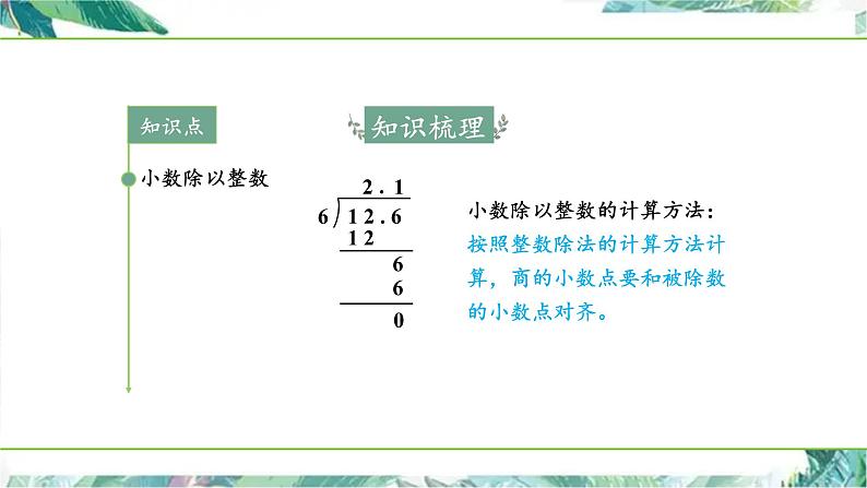 五年级上册数学课件-整理与复习 （小数除法） 北师大版  18张第2页