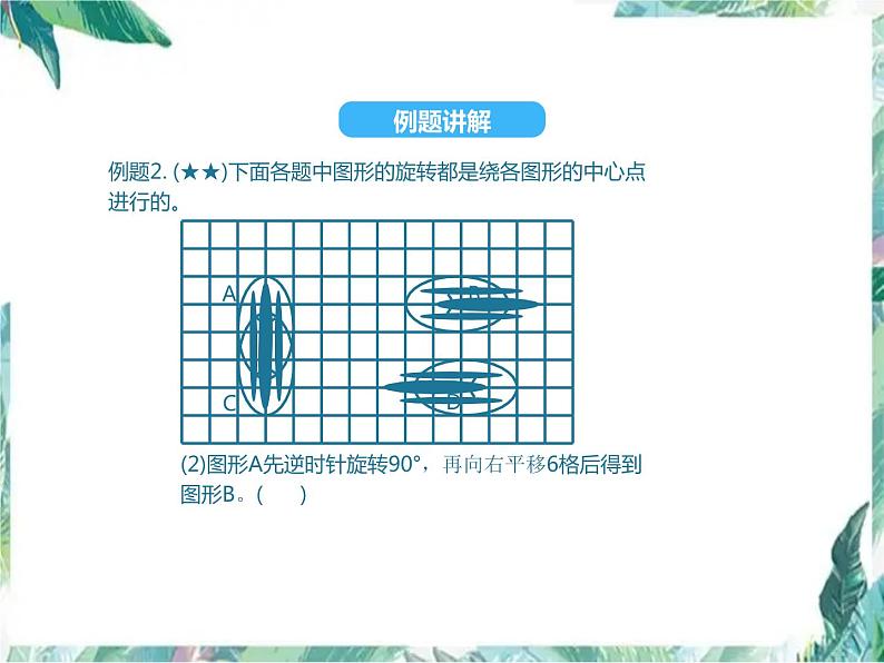 五年级下册数学课件-第5单元 图形的运动 单元复习 人教版(共13张PPT)第5页