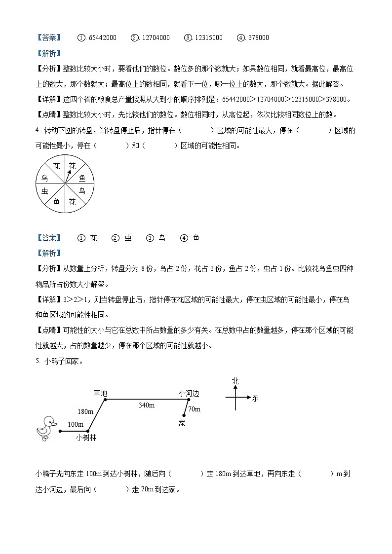 2021-2022学年陕西省咸阳市秦都区北师大版四年级上册期末教学监测数学试卷02