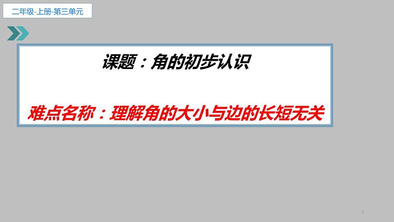 二年级上册数学教学课件-3.角的初步认识48-人教版(共18张PPT)第1页