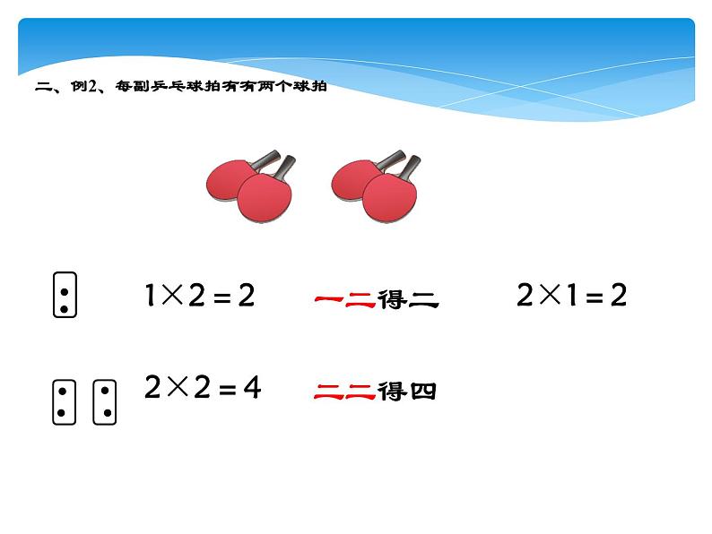 二年级上册数学教学课件-4.2.2   2、3、4的乘法口诀3-人教版(共14张PPT)04