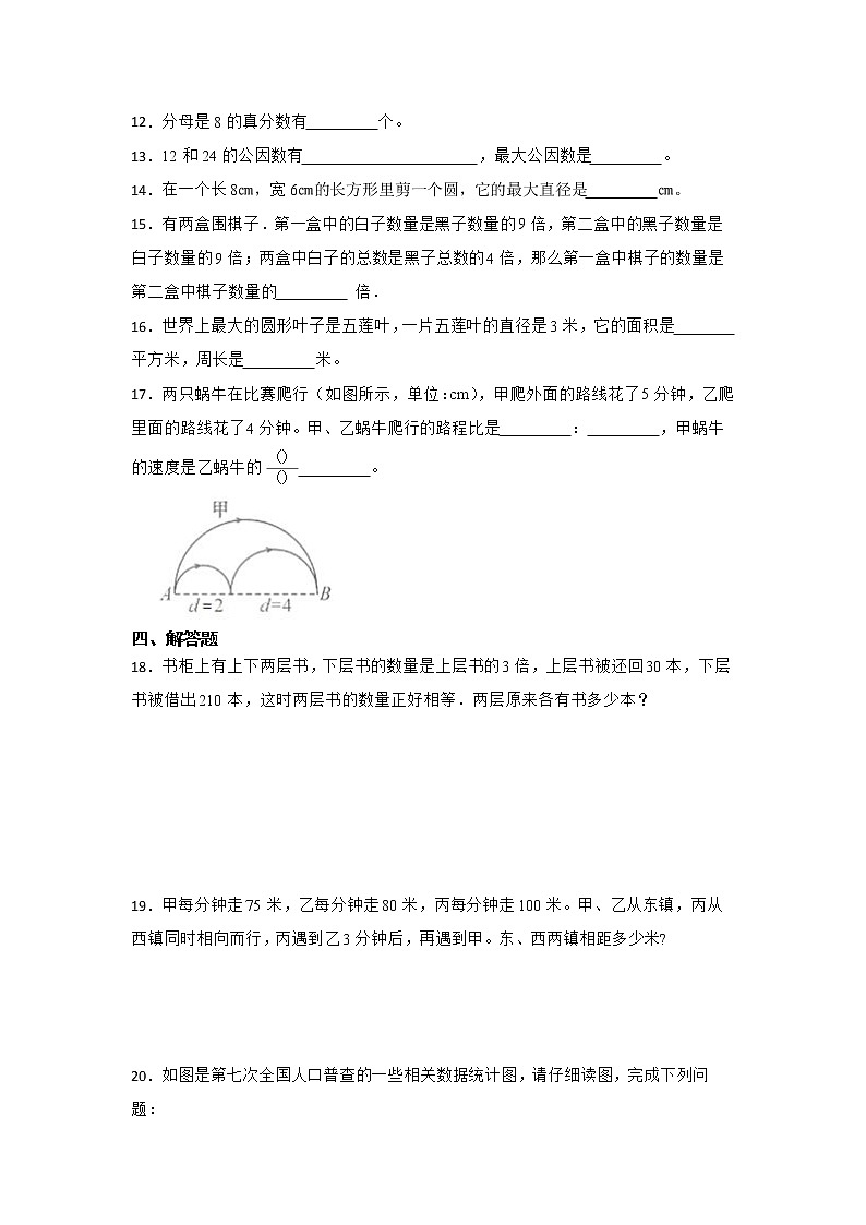 期末重难点综合检测卷（试题）-小学数学五年级下册苏教版03