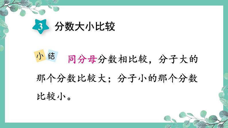 苏教版三上数学 期末复习 第5课时 分数及解决实际问题  PPT课件第5页