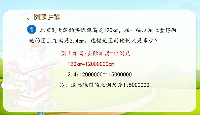 六年级下册数学课件-4.8 比例尺(1) (共35张PPT)人教版第6页