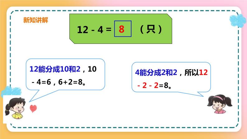西师大版1上数学 6.2 12,13减几 课件07