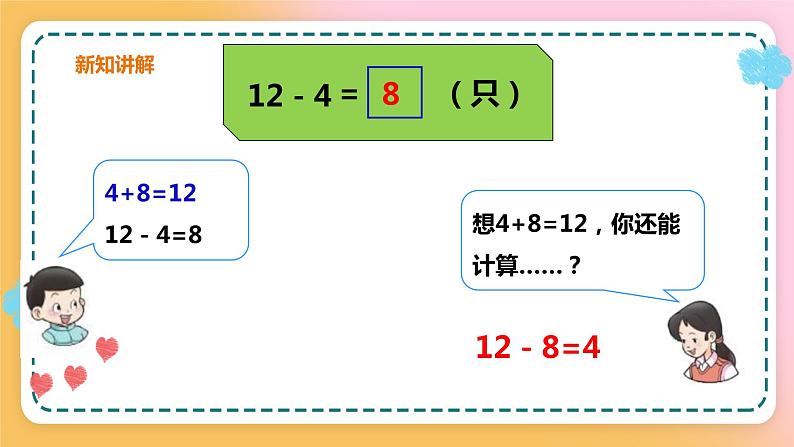 西师大版1上数学 6.2 12,13减几 课件08