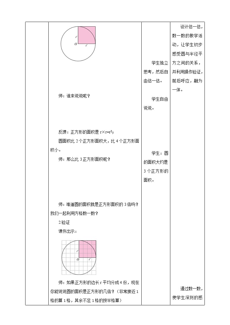 西师大版6上数学 2.6 圆的面积 1 教案03