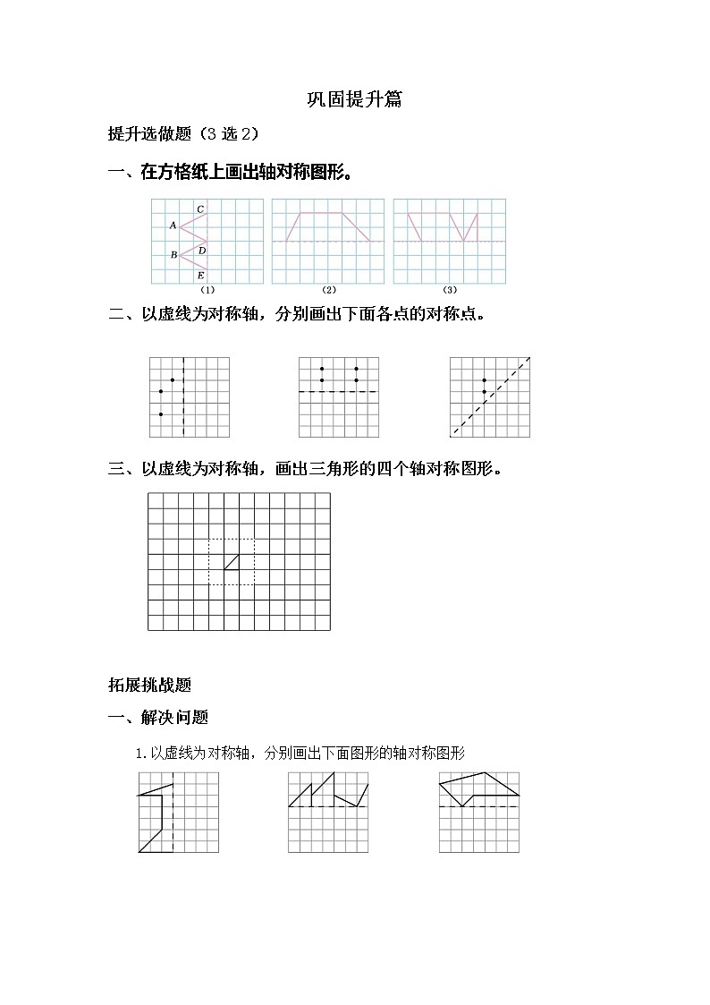 2.2轴对称再认识（二）-5上数学（北师大版）同步课时分层课时练习第2页