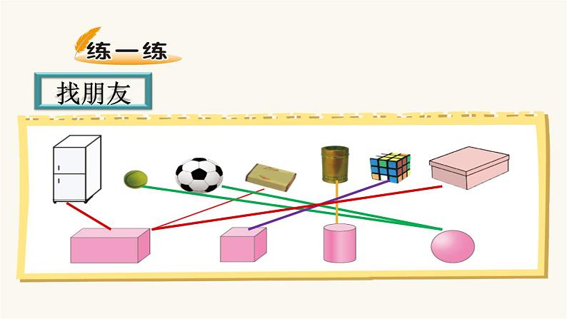 北师大版一年级数学上册第6单元第1课时认识图形课时课件04
