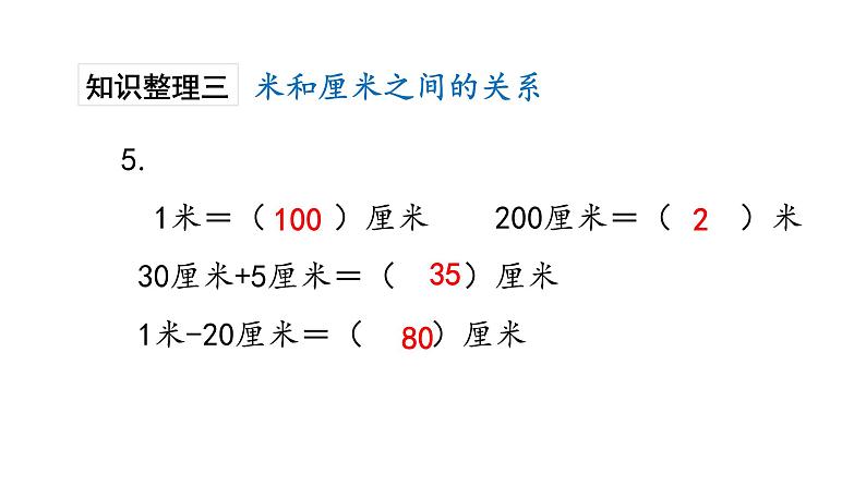 苏教版数学二年级上册 8.2总复习是厘米和米 课件08