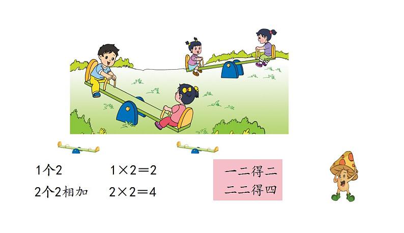 苏教版数学二年级上册 3.2 1-4乘法口诀 课件第5页