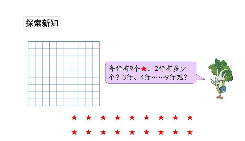 苏教版数学二年级上册 6.5 9的乘法口诀和用9的口诀求商 课件03