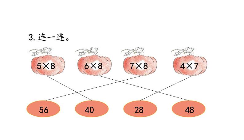 苏教版数学二年级上册 6.3 8的乘法口诀习题 课件06