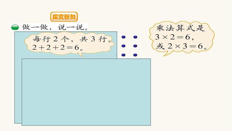 北师大版二年级数学上册第3单元2.3.3有多少点子课件第2页