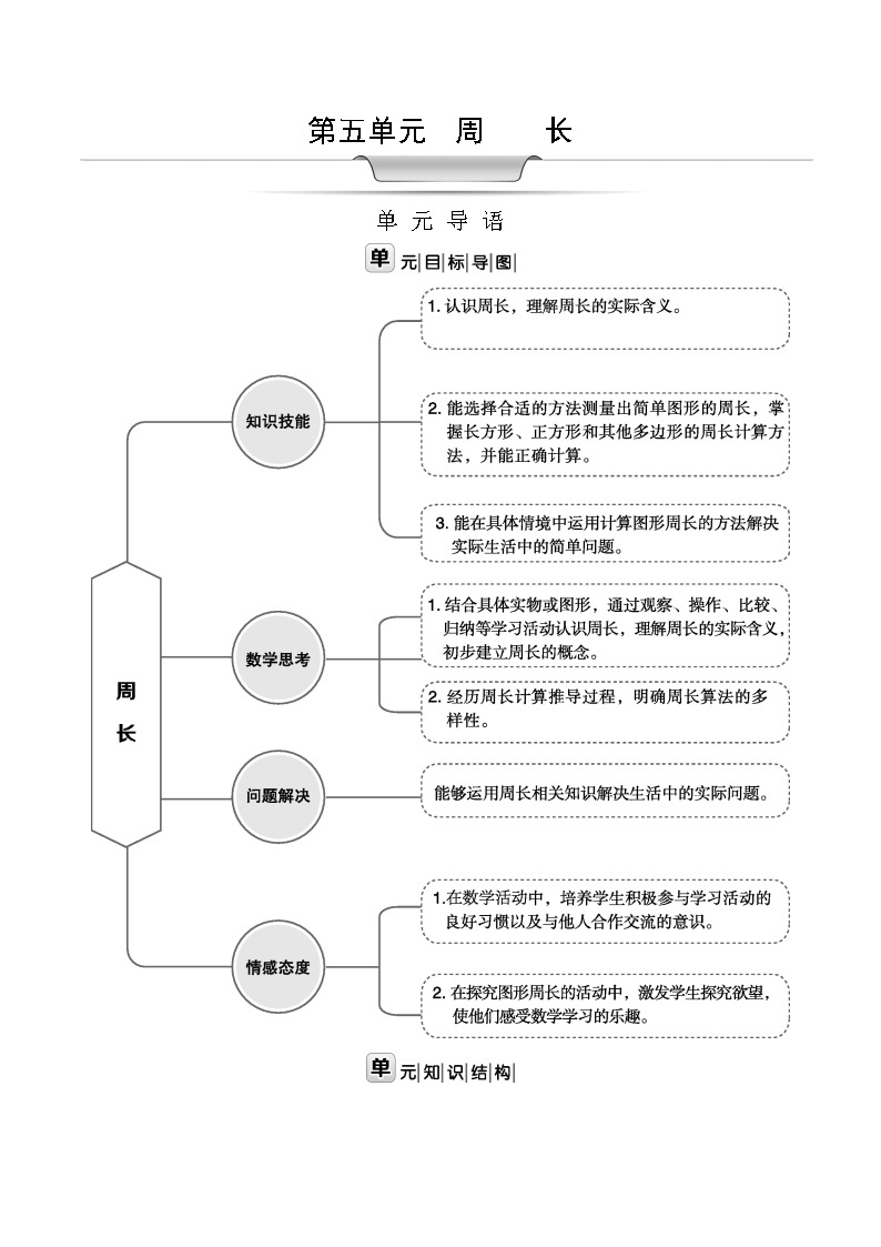 北师大版三年级数学上册第5单元周长课时教案01