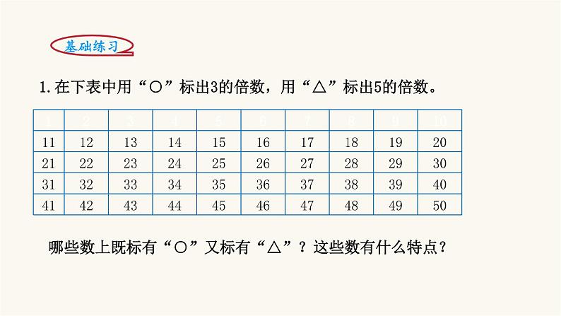 北师大版五年级数学上册第5单元5.5.8找最小的公倍数课件05