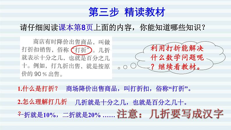 六年级下册数学课件-课前预习：2.1折扣 人教版(共10张PPT)第4页