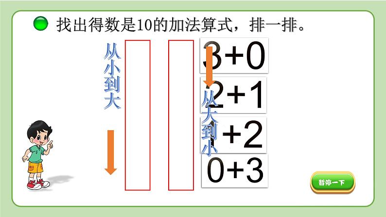 小学数学 北师大版 一年级上册 第三单元第16课时《做个加法表》 课件06