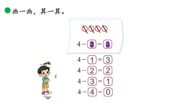 小学数学 北师大版 一年级上册 第三单元第03课时《还剩下多少》 课件第8页