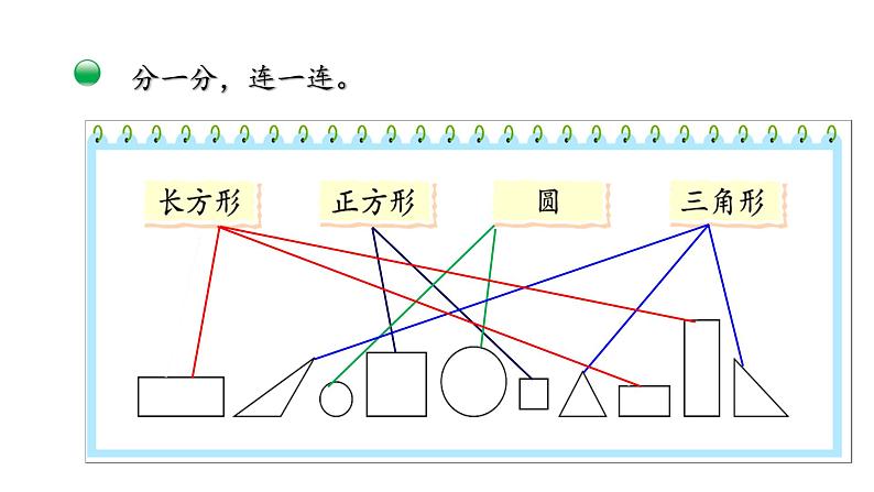 小学数学 北师大版 一年级下册 第四单元第1课时《认识图形》课件第5页