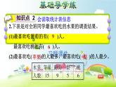 二年级下册数学课件-课后练习：1.2 习题1 数据收集整理｜人教版(共7张PPT)