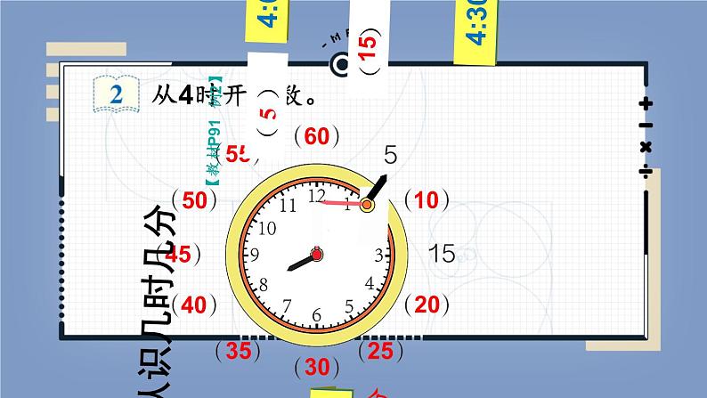 二年级数学上册教学课件-7.认识时间45-人教版(共10张PPT)第3页