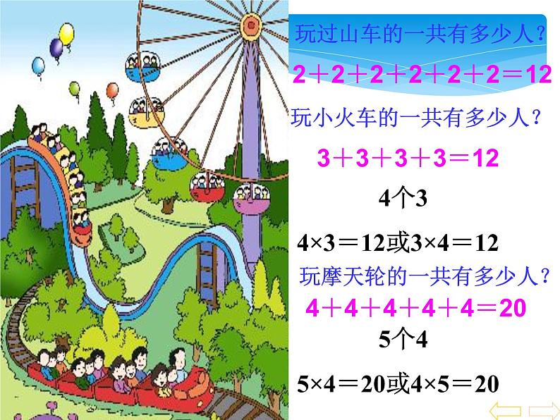 二年级数学上册教学课件-4.1乘法的初步认识63-人教版(共11张PPT)第4页