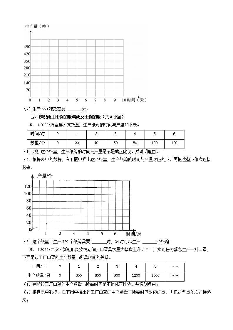 陕西省西安市三年（2020-2022）小升初数学卷真题分题型分层汇编-10解答题&操作题(北师大版)02