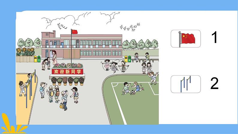 人教版数学一年级上册准备课：1.数一数PPT第5页