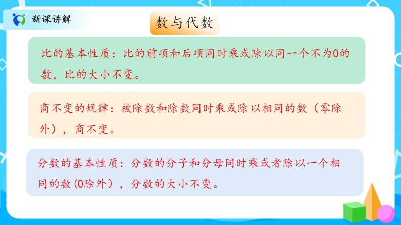 北师大数学六上《总复习(1)》课件PPT+教案05