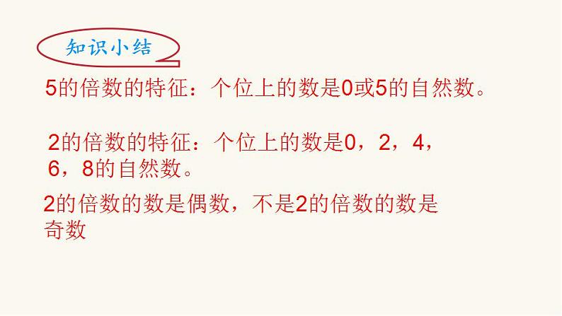 北师大版五年级数学上册第3单元5.3.25的倍数的特征课件第3页