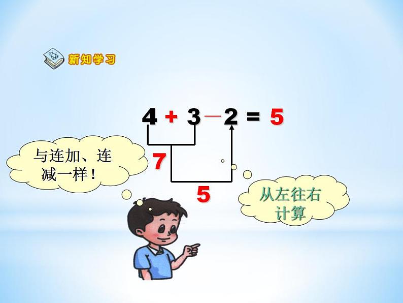 一年级上册数学课件-6_10的认识和加减法-04加减混合人教版(共16张PPT)第6页