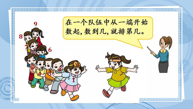 青岛版（五年制）1上数学 1.7 第几 课件05