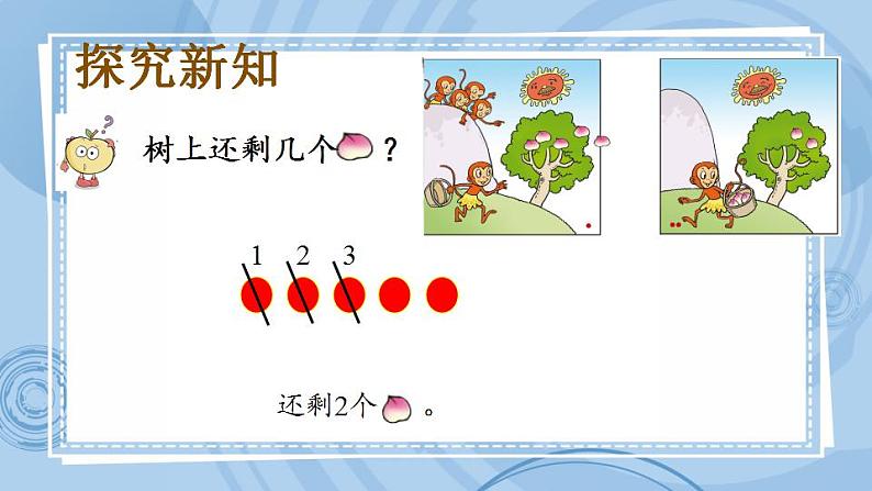 青岛版（五年制）1上数学 3.2 认识5以内的减法 课件04