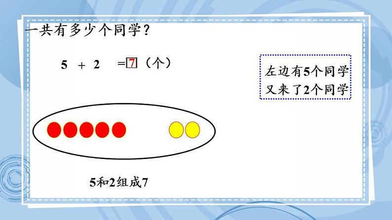 青岛版（五年制）1上数学 3.4 关于6、7的加法 课件05