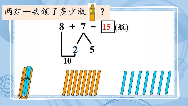 青岛版（五年制）1上数学 7.2 8加几 课件第5页