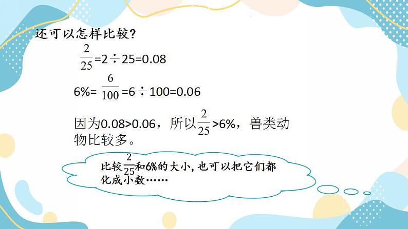 冀教版6上数学 3.2 分数和百分数的互化 课件第5页