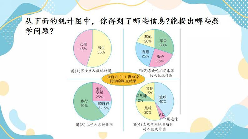 冀教版6上数学 7.1 认识扇形统计图 课件03