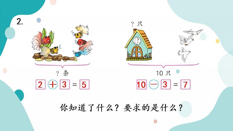 苏教版1年级上册数学第八单元复习课件第3页