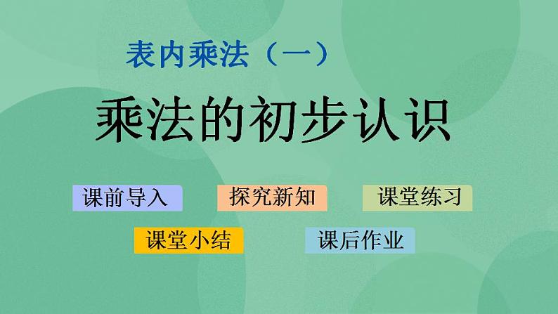 苏教版2上数学 3.1 乘法的初步认识 课件01