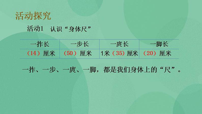 苏教版2上数学 5.5 我们身体上的“尺” 课件第5页