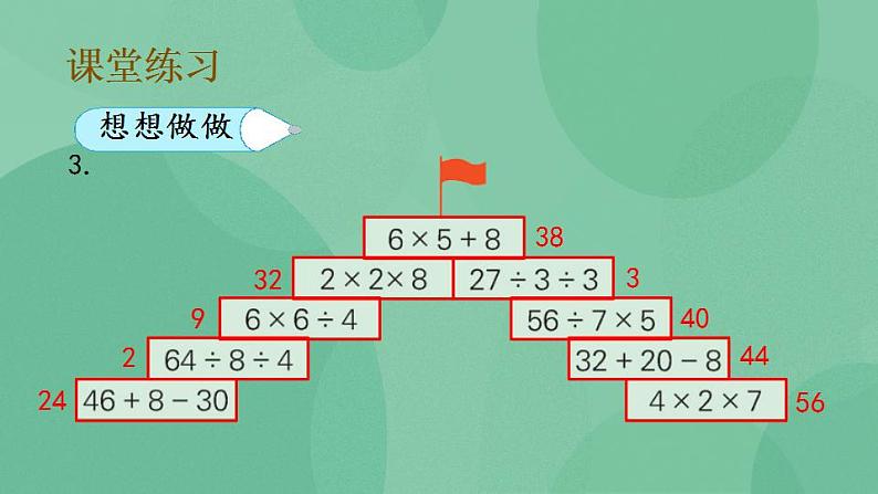 苏教版2上数学 6.10 连乘、连除和乘除混合运算 课件第8页