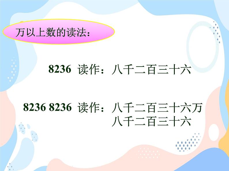 西师大版4上数学第一单元万以上数的读写课时2课件04