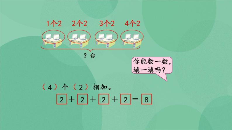 苏教版2上数学 3.1 乘法的初步认识  课件+教案+练习06