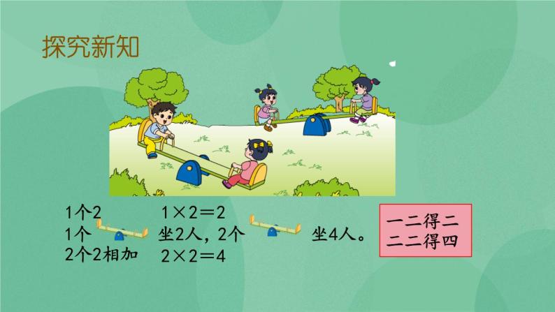 苏教版2上数学 3.3 1-4的乘法口诀  课件+教案+练习04