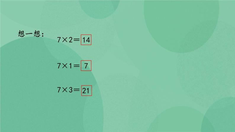 苏教版2上数学 6.1 7的乘法口诀  课件+教案+练习06