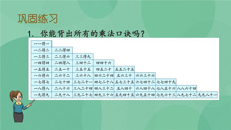 苏教版2上数学 6.11 练习十四 课件+教案+练习04