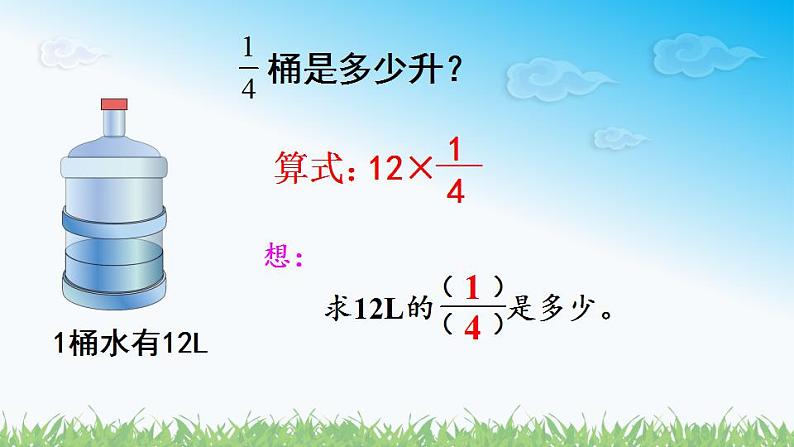 人教版六年级数学上册第一单元《第2课时 一个数乘分数的意义》同步教学课件05