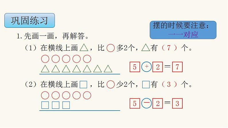 苏教版二年级数学上册第一单元1.4简单的加、减法实际问题（2）课件第7页