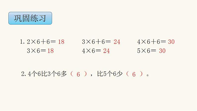 苏教版二年级数学上册第三单元3.5 6的乘法口诀课件第6页